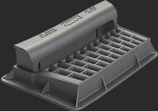 Directional Gray Curb Inlets